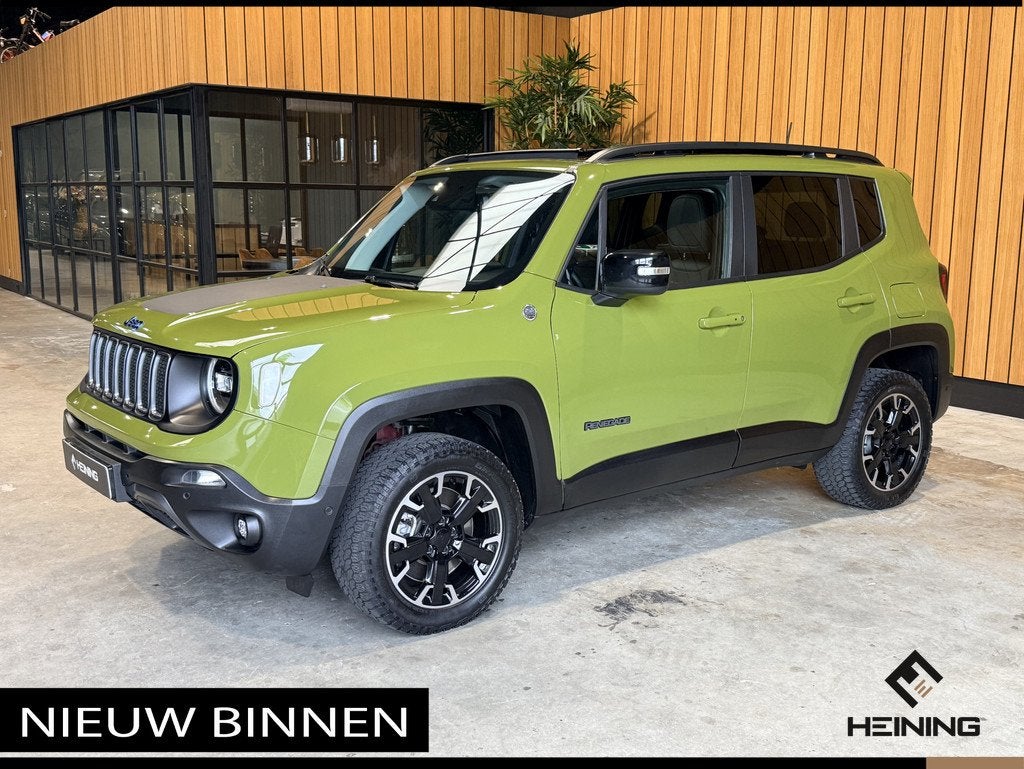Jeep Renegade 4xe 240 PK Plug-in Hybrid Electric Trailhawk |, Auto's, Jeep, Automaat, Gebruikt, 4 cilinders, Bedrijf