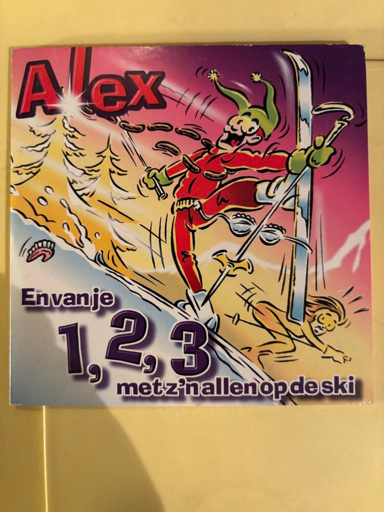 Alex - Envanje 1,2,3 met z'n allen op de ski CDS, Ophalen of Verzenden, Gebruikt, Nederlandstalig