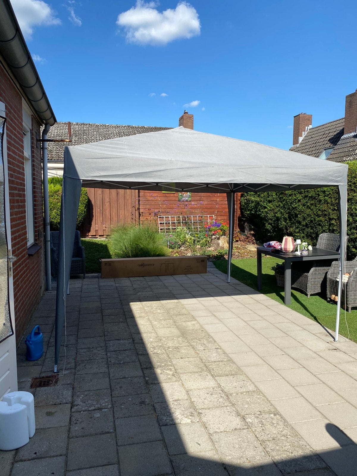 Nieuwe partytent opvouwbaar inklapbaar, Tuin en Terras, Partytenten, Ophalen, Opvouwbaar, Partytent, Minder dan 4 meter