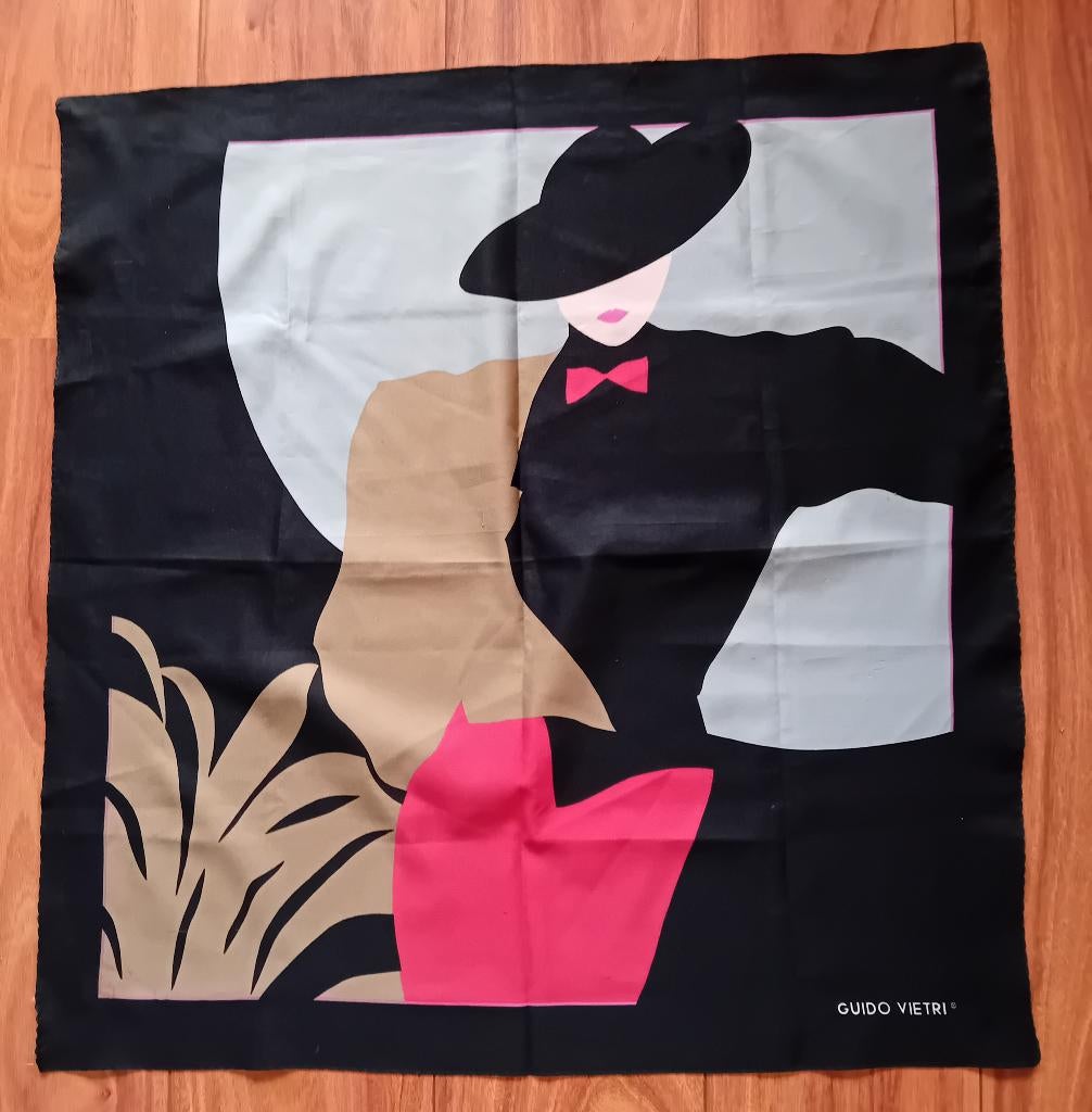 Guido Vietri scarf sjaal vintage, Guido Vietri, Maat 46/48 (XL) of groter, Ophalen of Verzenden, Zo goed als nieuw