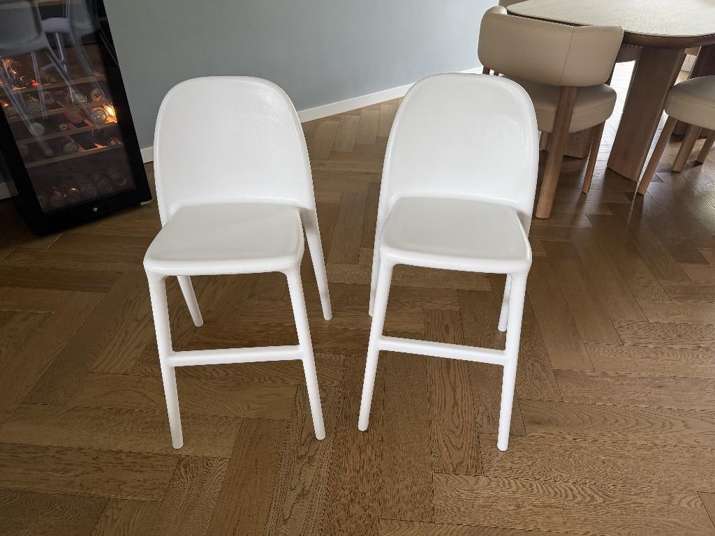 2x Ikea Urban kinderstoel wit nette staat, Kinderen en Baby's, Kinderstoelen, Ophalen, Gebruikt, Overige typen