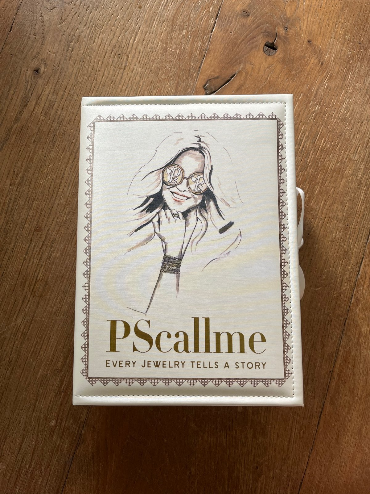 PSCallme Sieradendoos - Wit - Nieuw, Sieraden, Tassen en Uiterlijk, Ophalen of Verzenden, Nieuw, Wit, Hardcase