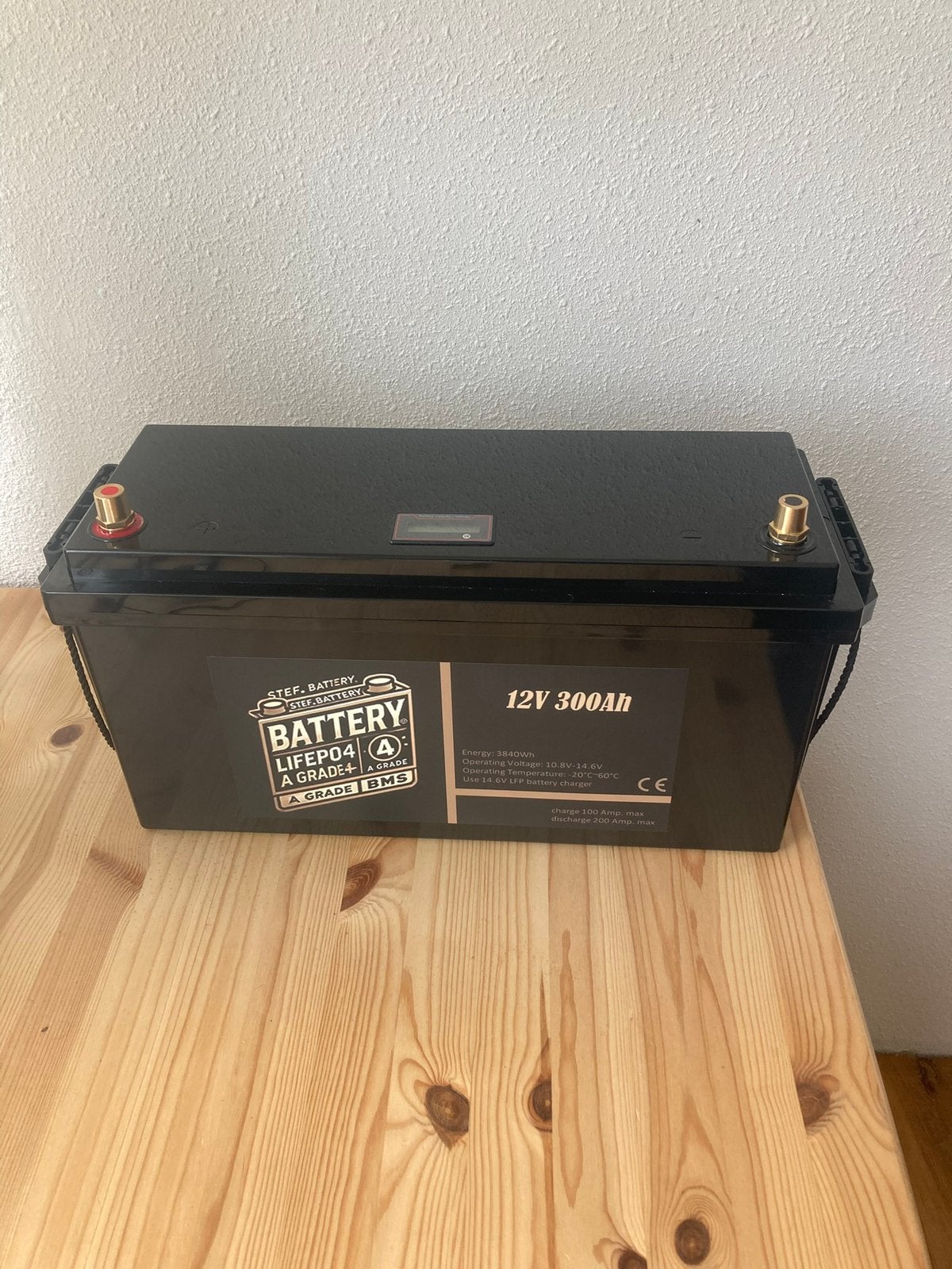 12V 300Ah LiFePO4/lithium  veilige accu met Bluetooth, Nieuw