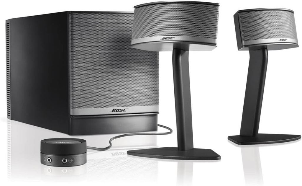Bose Companion 5 Multimedia Luidspreker systeem, 150 watt of meer, Gebruikt, Subwoofer, Ophalen of Verzenden