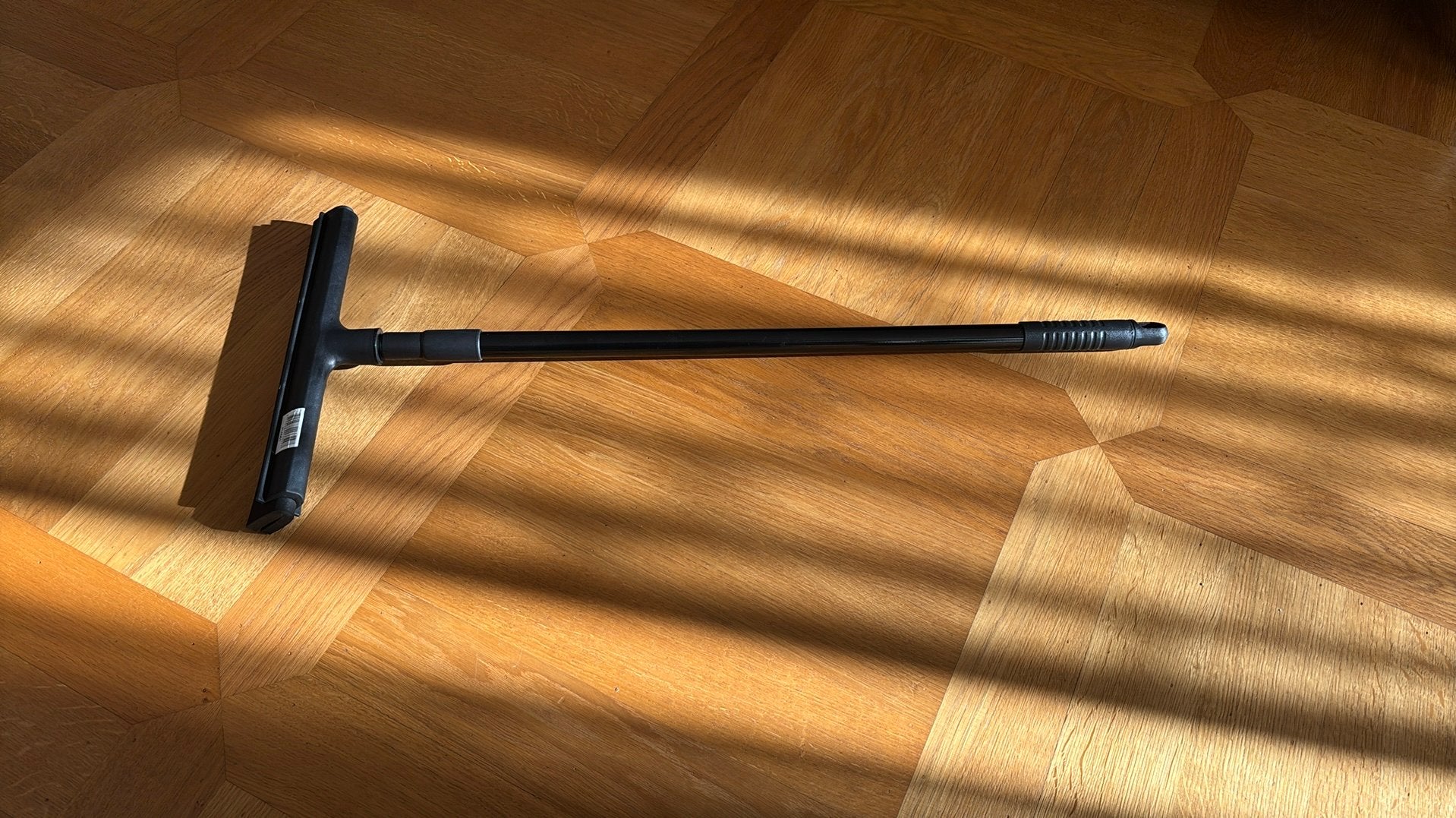 Vloerwisser  met steel zwart nieuw, Ophalen of Verzenden