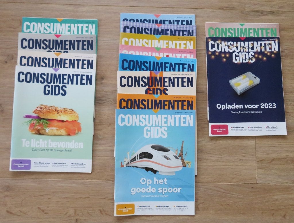 Consumentengids 2021, 2022, 2023, Ophalen of Verzenden, Gelezen, Overige typen