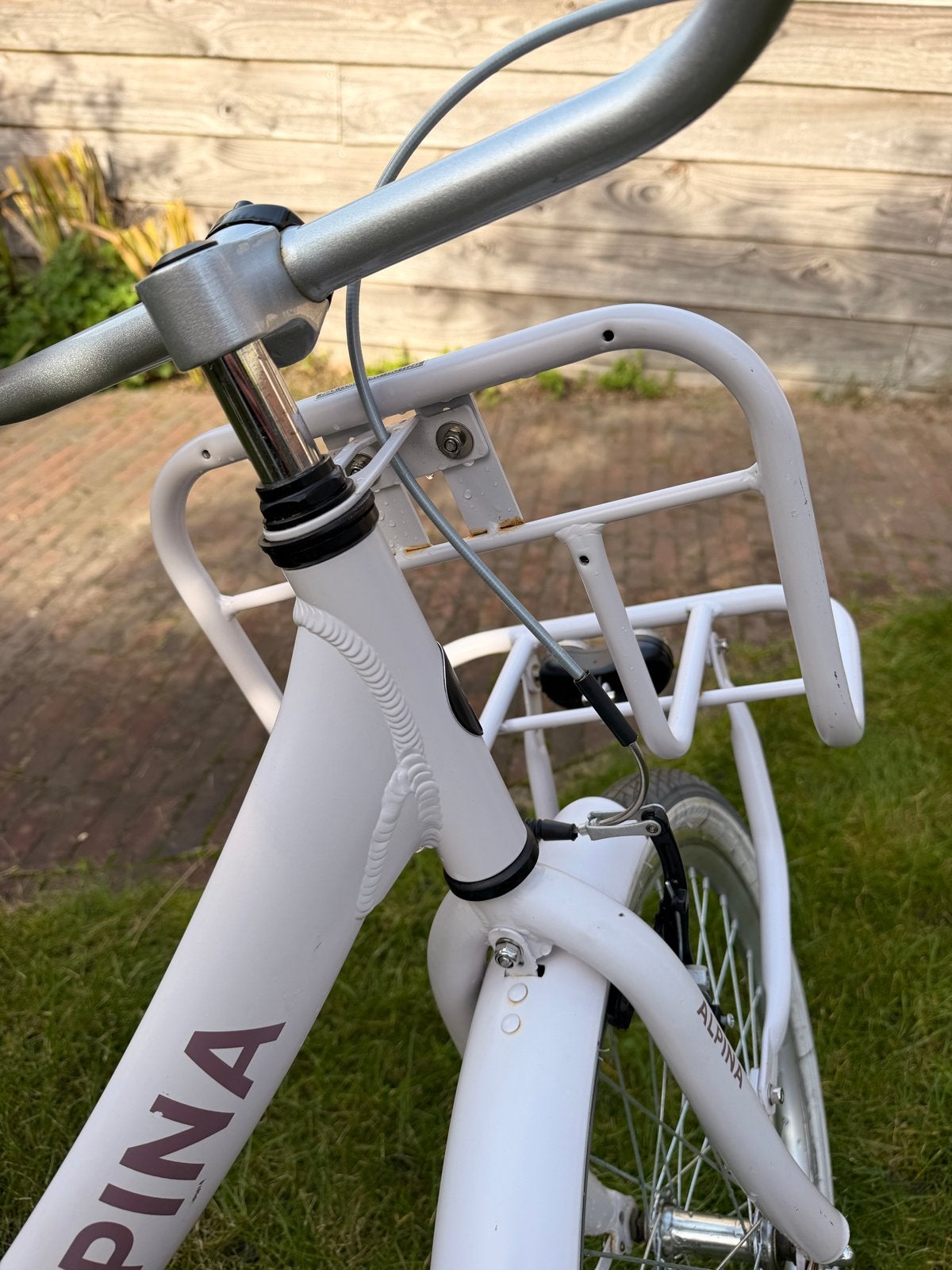 Foto 13 van Alpina kinderfiets 22” met voordrager en bagagedrager