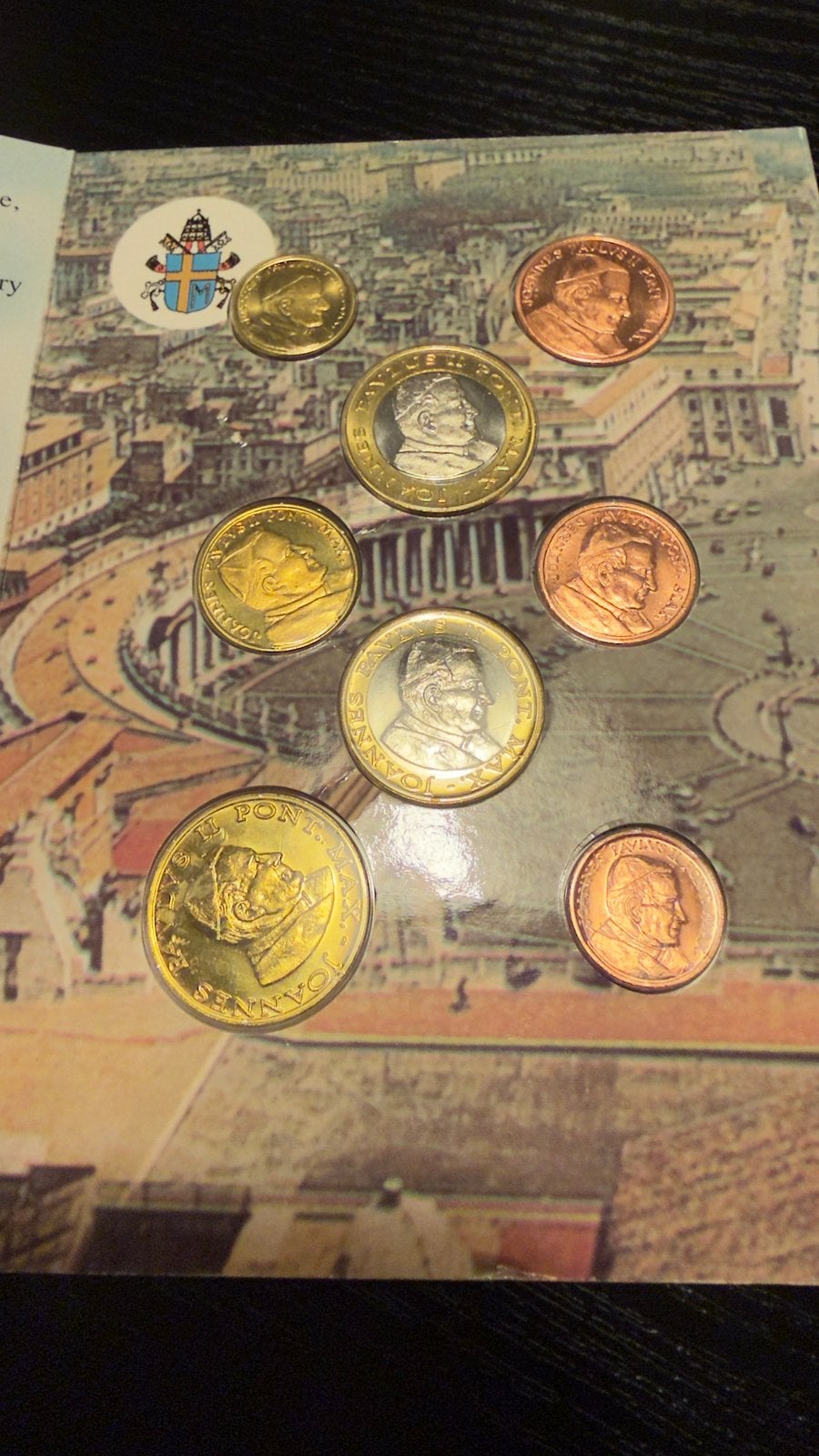 Serie Euro Vaticano S.Giovanni Paolo II, Verzenden, Overige landen, 2 euro
