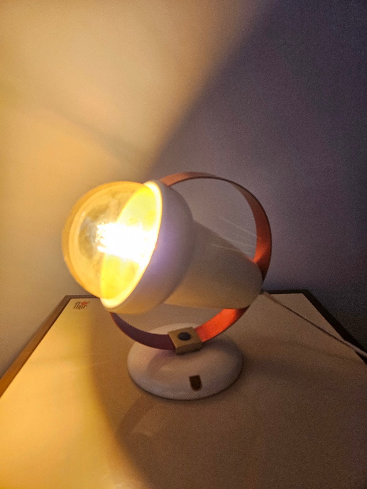 Unieke Space Age Wandlamp - Omgebouwde Philips UV Lamp, Antiek en Kunst, Antiek | Lampen, Ophalen of Verzenden