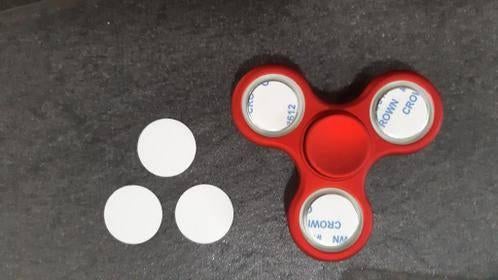 16 NIEUWE Rode Spinners, fidget toys, personaliseerbaar, Verzamelen, Speelgoed, Ophalen of Verzenden, Nieuw