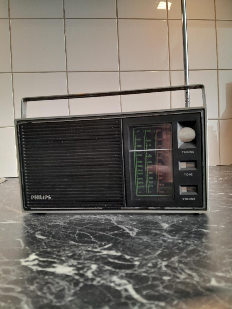 Vintage Philips Transistorradio -  90RL303, Ophalen of Verzenden, Gebruikt, Transistorradio
