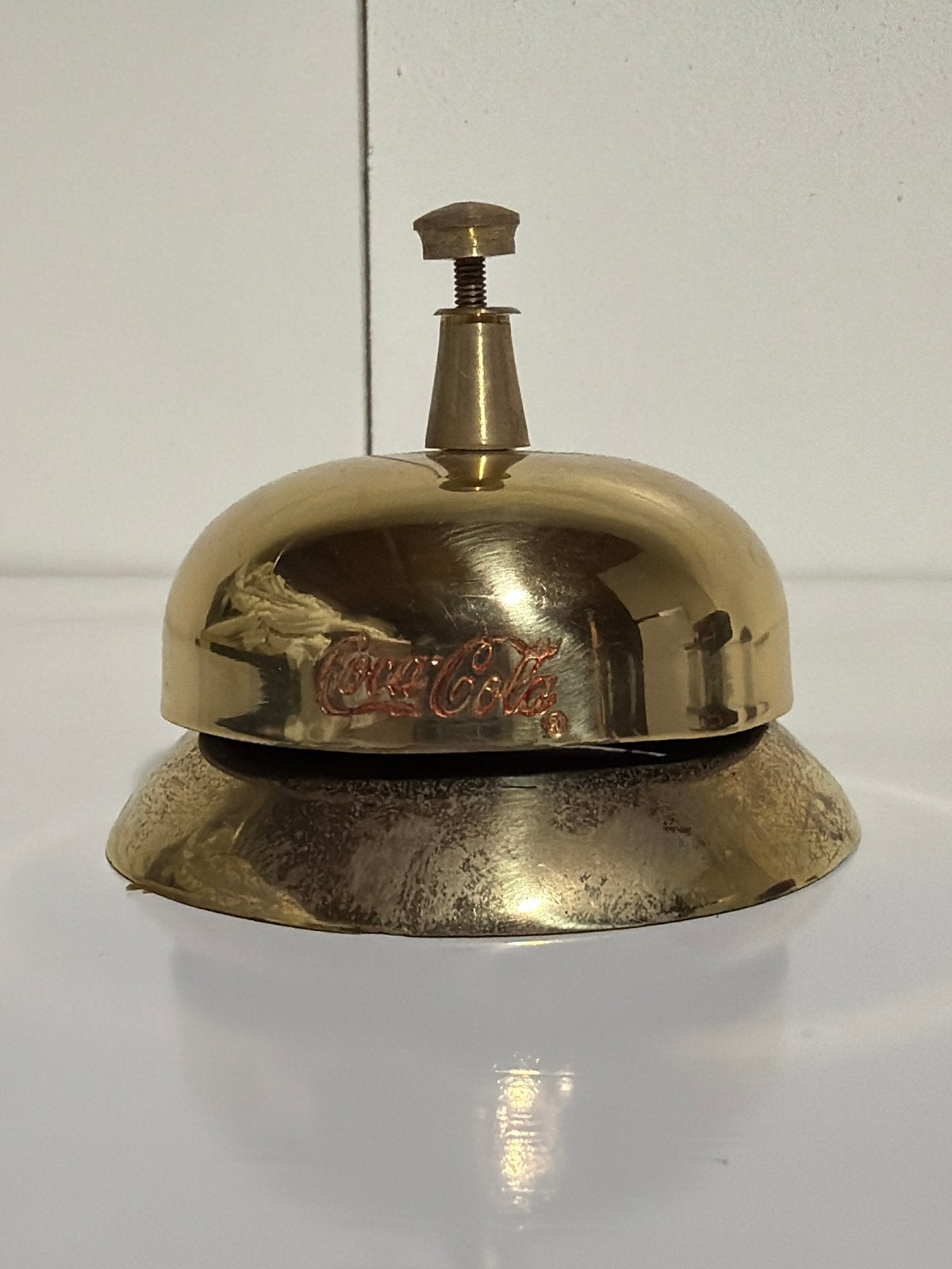 Vintage Coca-Cola Servicebel - Messing, Ophalen, Gebruikt