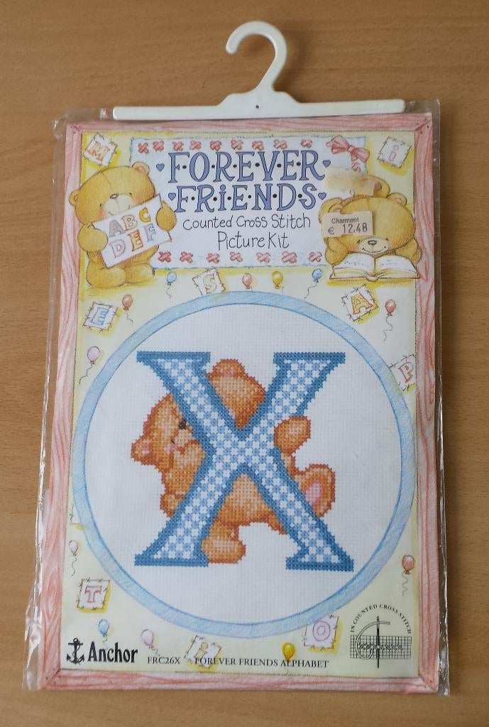 Forever Friends Letter X Pakket - Anchor -1992, Ophalen of Verzenden, Zo goed als nieuw, Handborduren, Nvt