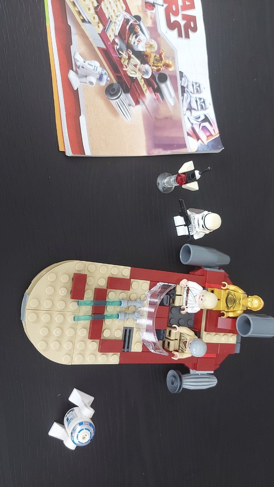 LEGO Star Wars 8092 Luke's Landspeeder met figuren, Verzamelen, Star Wars, Ophalen of Verzenden, Actiefiguurtje