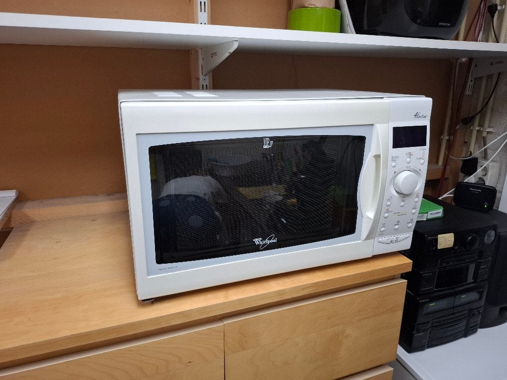 Whirlpool combi oven magnetron, Ophalen, Minder dan 45 cm, Whirlpool, Gebruikt