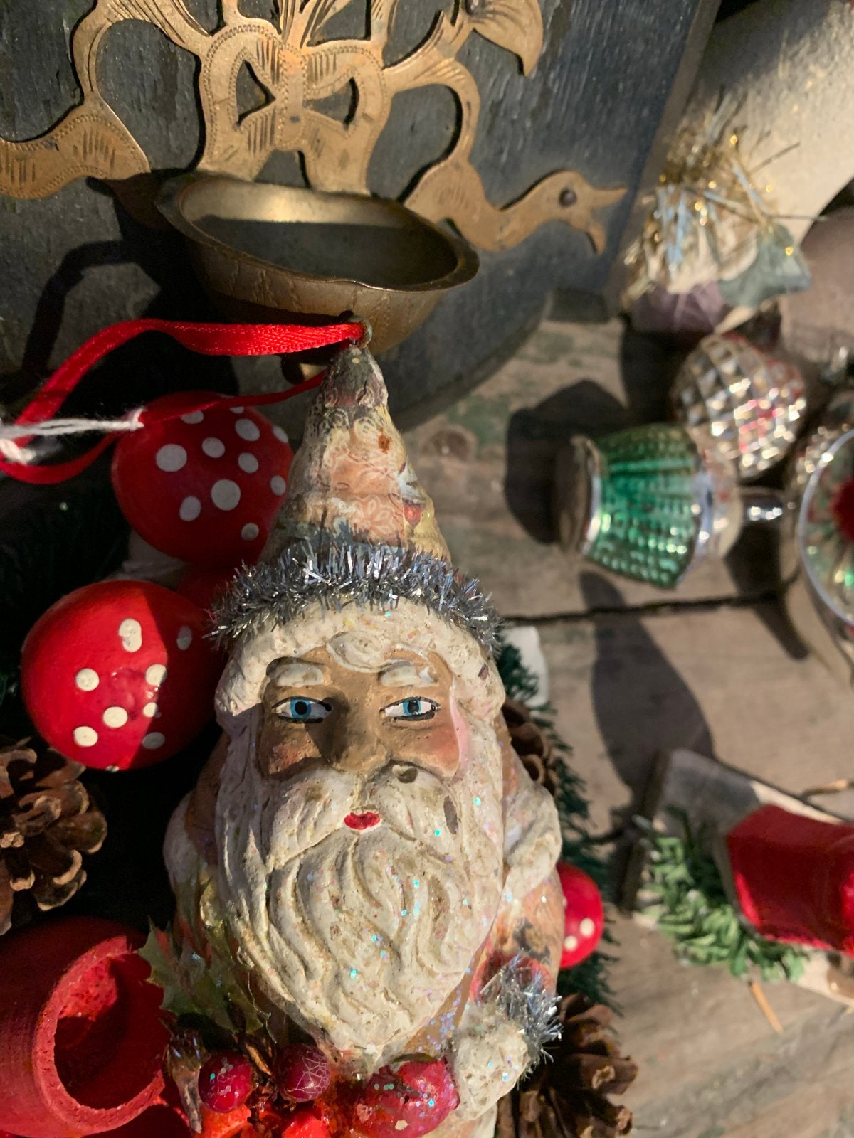Vintage kerstman, T, Ophalen of Verzenden, Zo goed als nieuw, N