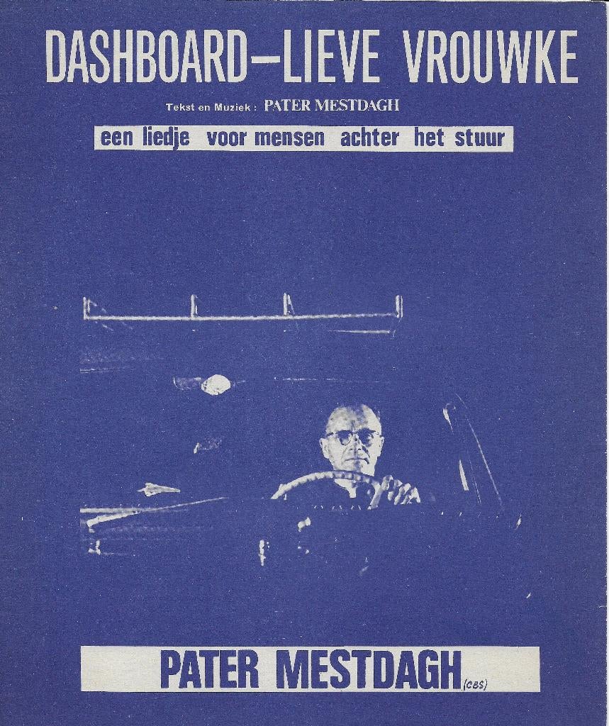 Ba54 bladmuziek pater mestdagh dashboard lieve vrouwke, Gebruikt, Klassiek, Ophalen of Verzenden, Artiest of Componist