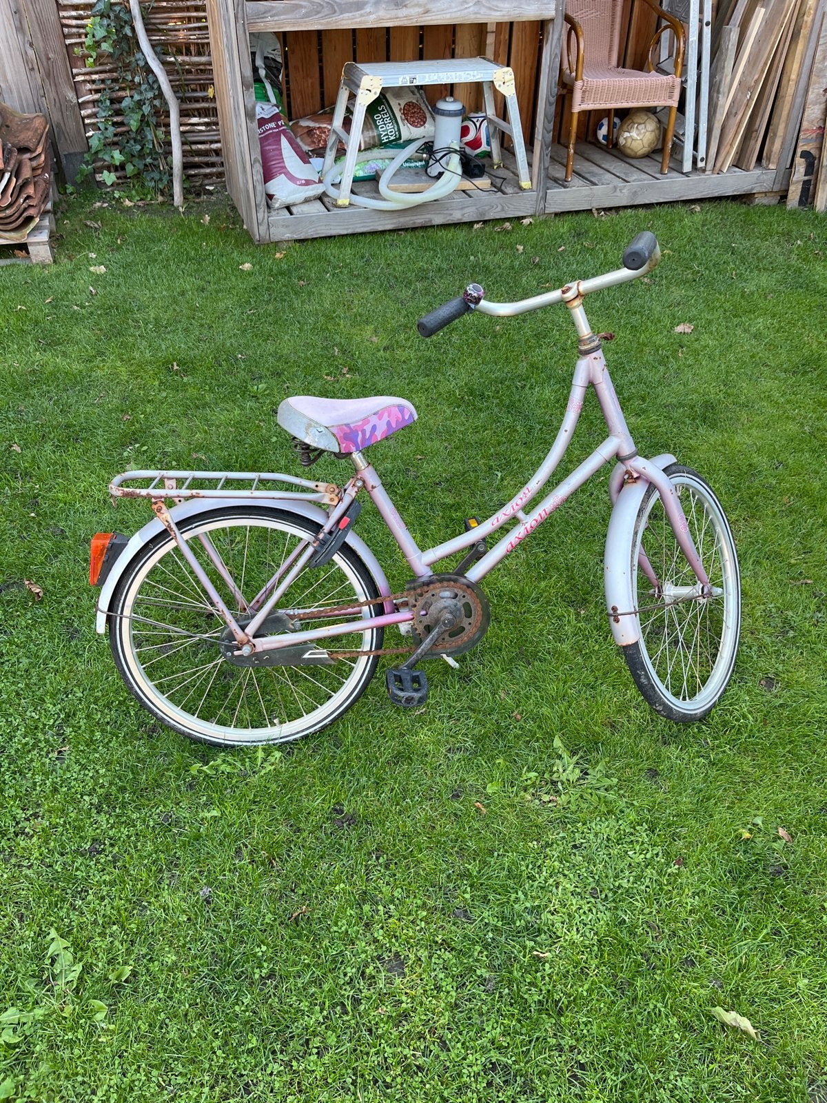 Roze kinderfiets met terugtraprem - Gebruikt, Terugtraprem, Gebruikt, Minder dan 47 cm, Ophalen
