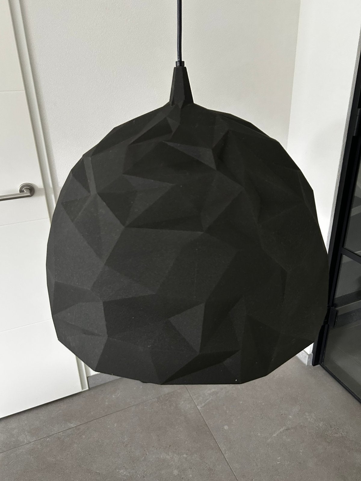 Foscarini diesel rock design zwarte hanglamp, Ophalen, Zo goed als nieuw