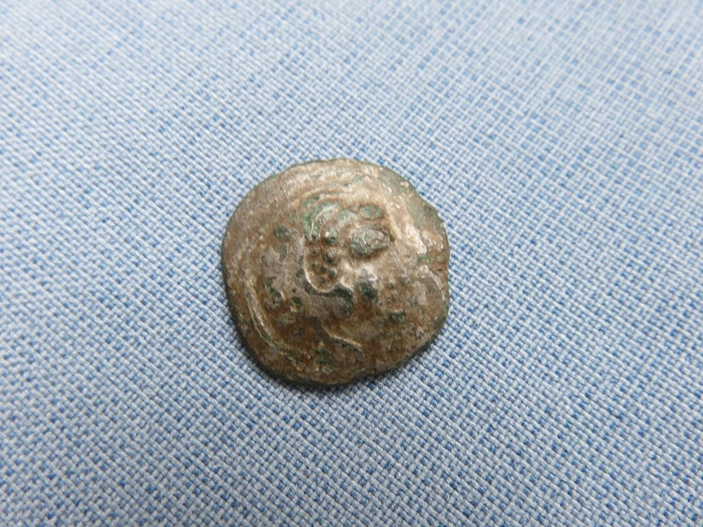 Keltische stater in brons verzilverd - 1e eeuw B.C., Postzegels en Munten, Ophalen of Verzenden, Overige landen, Losse munt