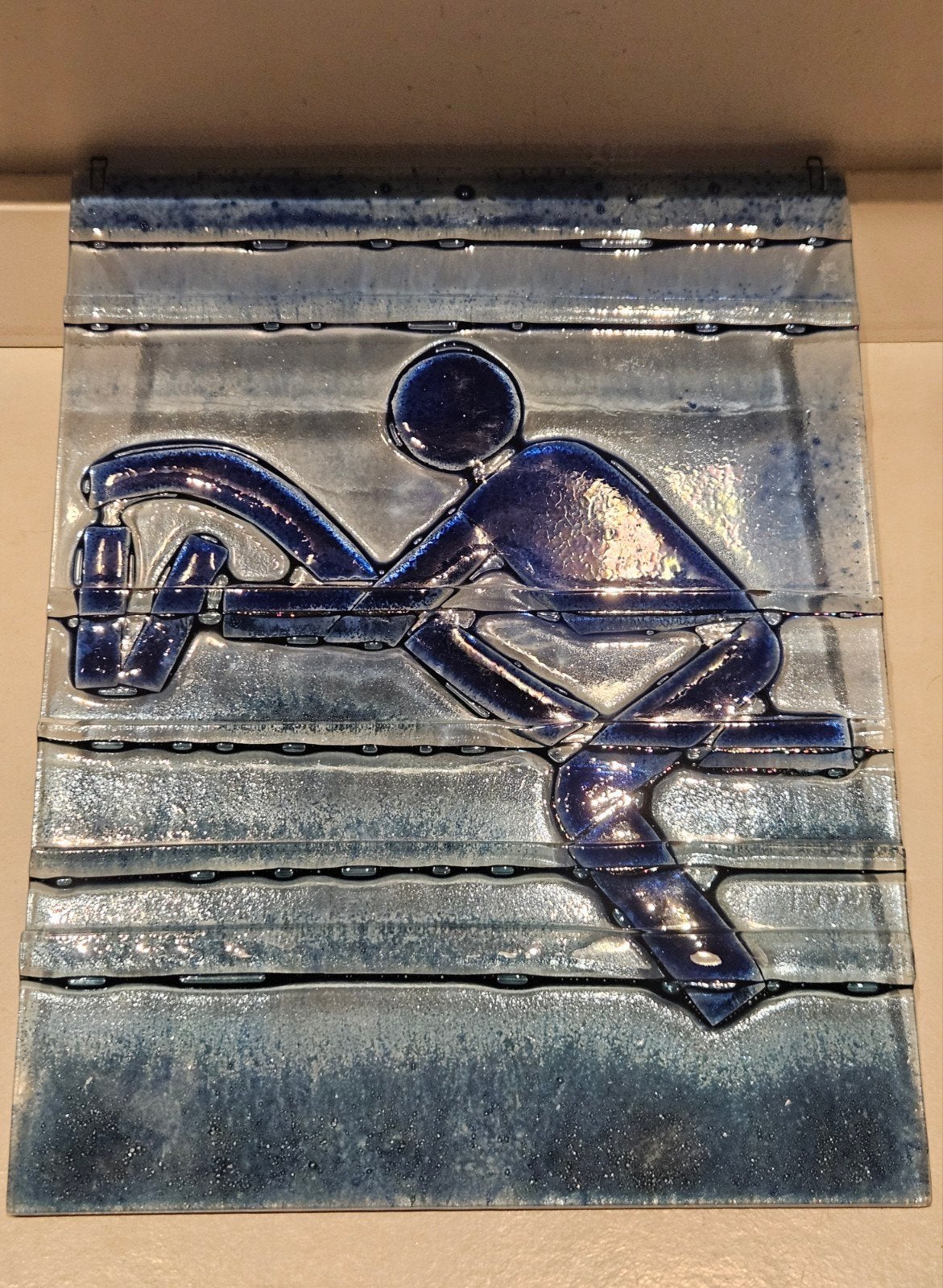 Glaskunst Ruiter te Paard., Ophalen of Verzenden