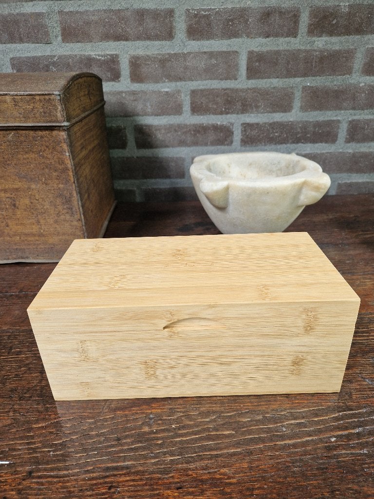 Pukka luxe bamboe theedoos, Ophalen of Verzenden