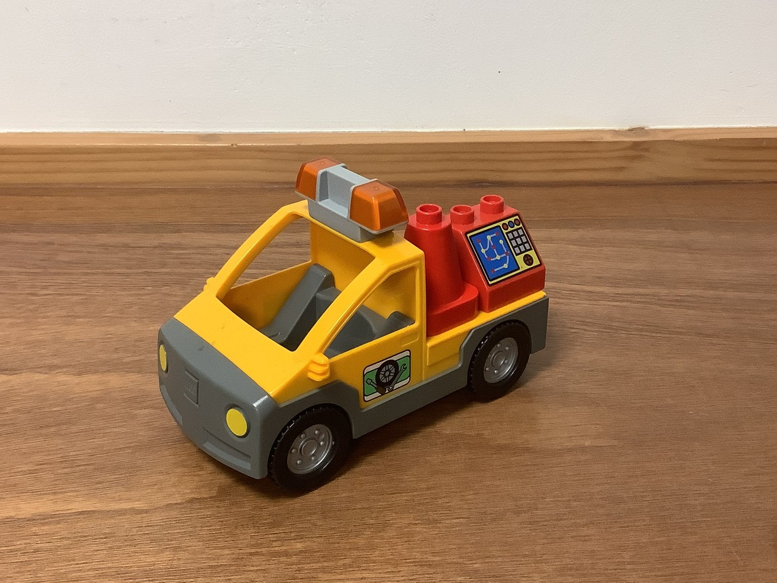 Duplo werkwagen auto, Ophalen of Verzenden, Zo goed als nieuw, Complete set, Duplo