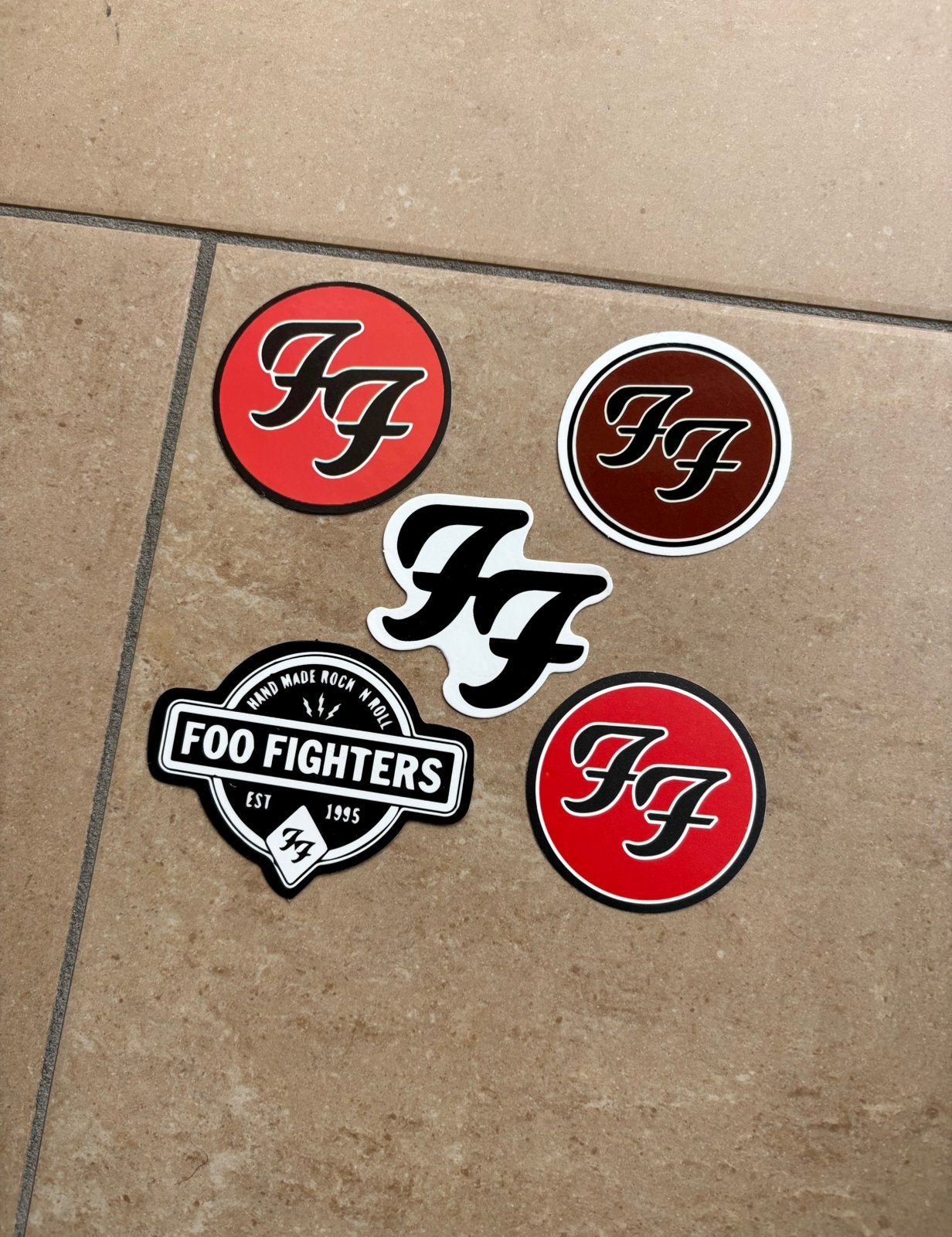 Foo Fighters sticker set, Ophalen of Verzenden, Nieuw