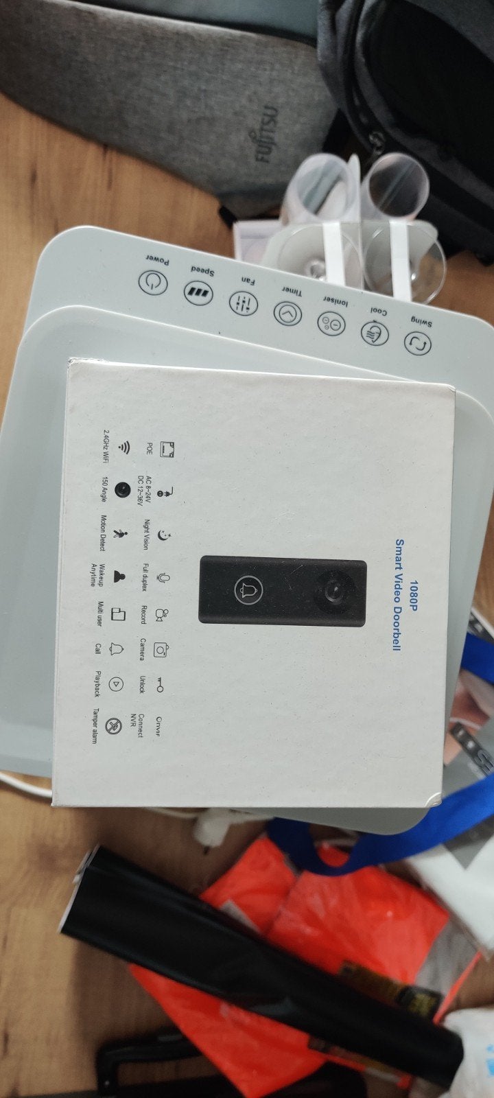 Smart Video Deurbel 1080P - ongebruikt in doos, Ophalen of Verzenden, Bewegingsdetectiesensor, Zo goed als nieuw, Draadloos