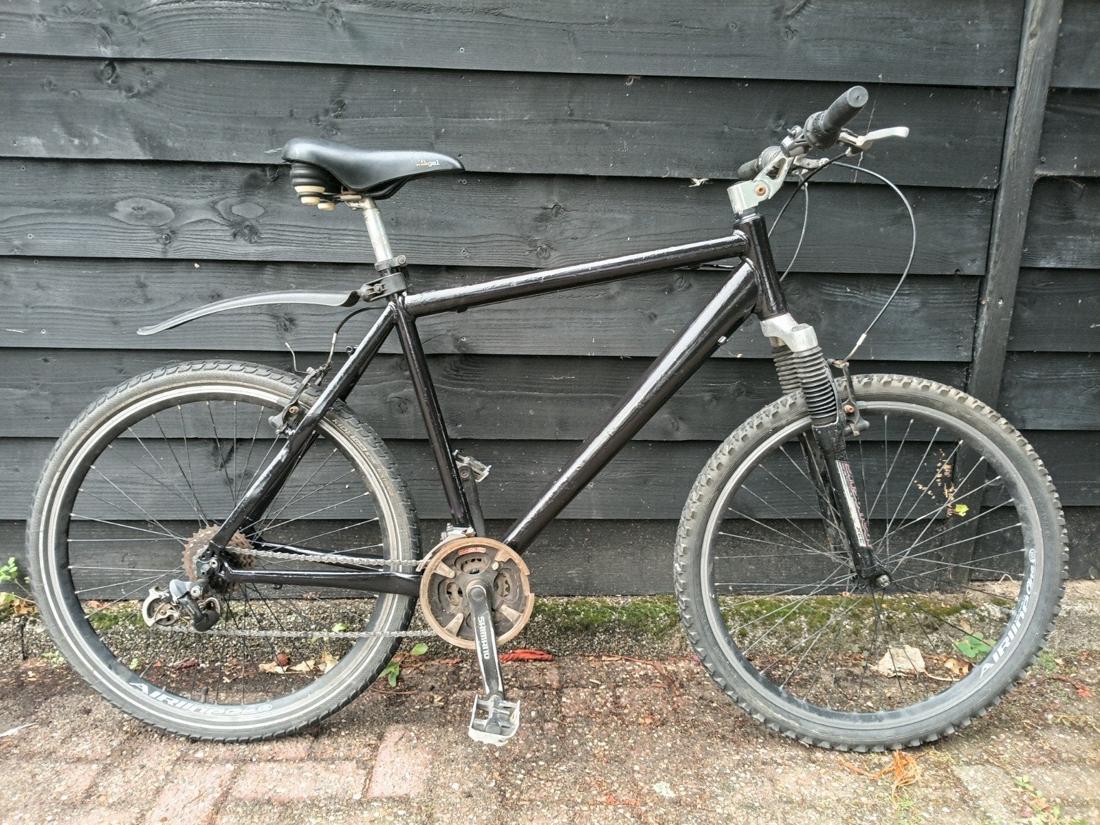 Licht gewicht aluminium fiets zonder versnellingen, Fietsen en Brommers, Gebruikt, Velgrem, 53 tot 57 cm, Ophalen