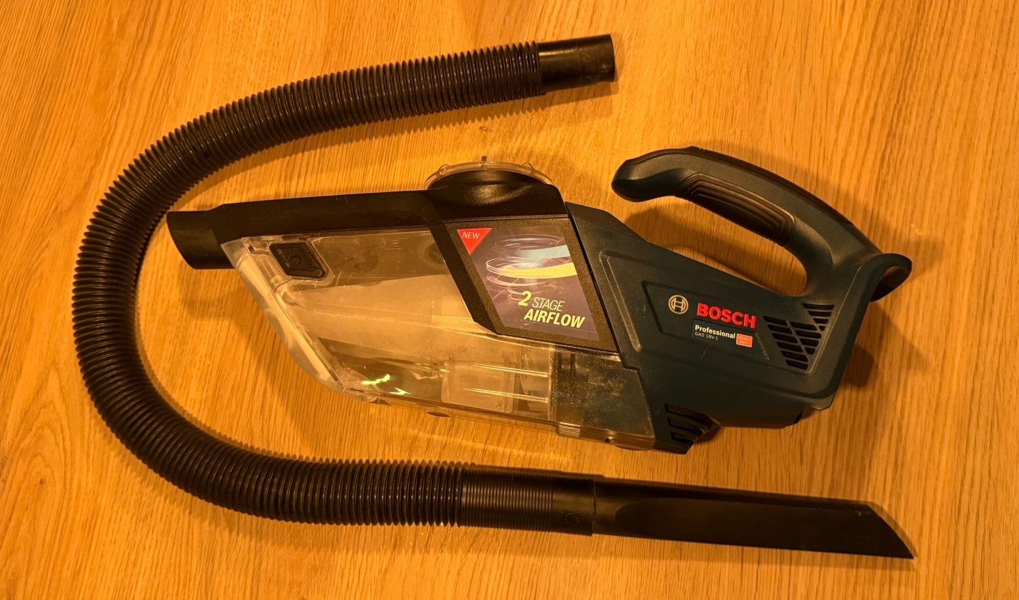 Bosch GAS 18v-1 accustofzuiger, Witgoed en Apparatuur, Ophalen of Verzenden, Zo goed als nieuw