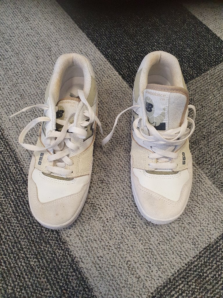 New Balance 550 sneakers wit/groen - Maat 39, Wit, New Balance, Ophalen of Verzenden, Sneakers of Gympen