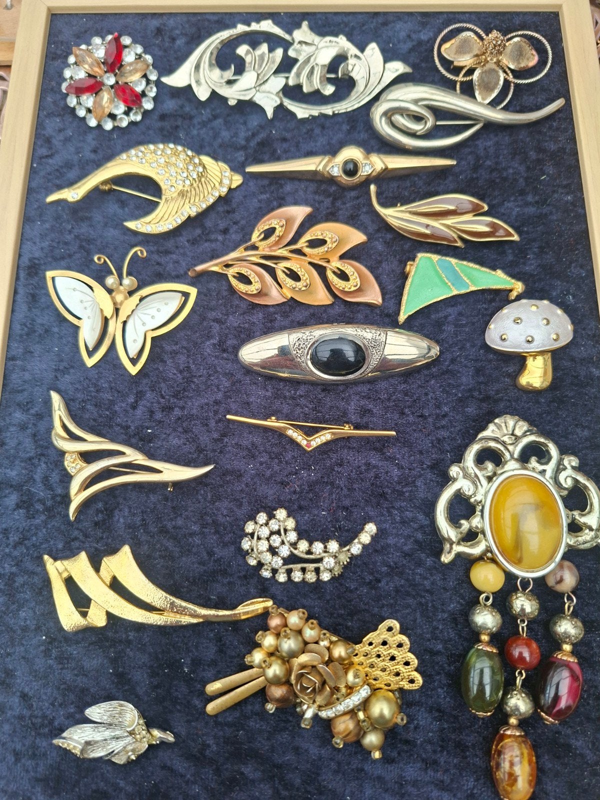 Vintage broche broches, Ophalen, Overige materialen, Broche