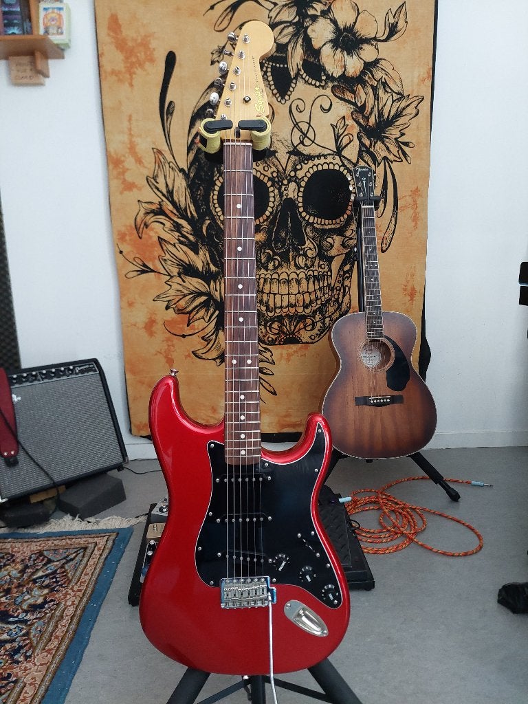 Squier CV Strat '60s (China) + Pre-Wired Pickg FAT 50 Pimped