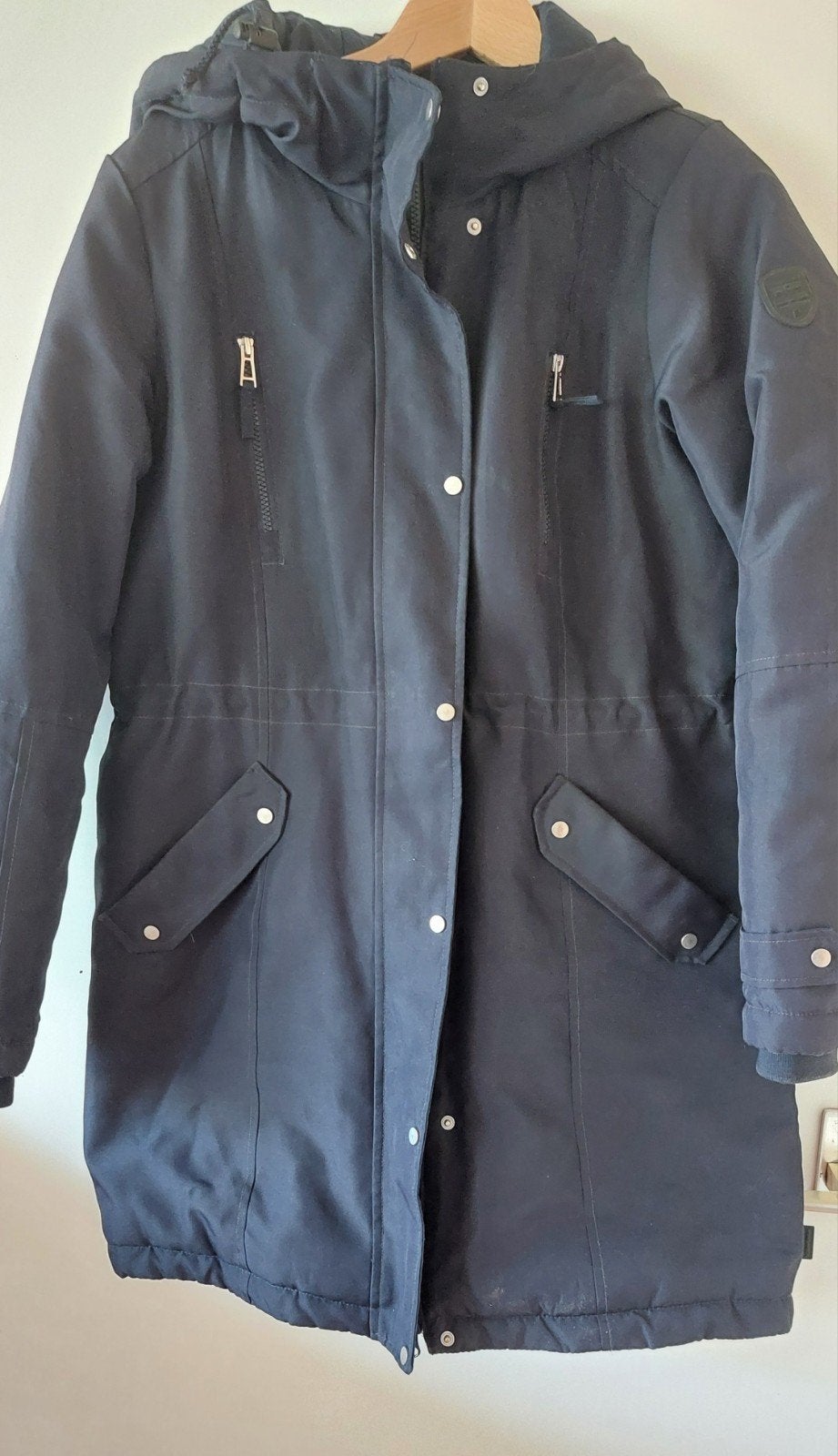 vero moda winter parka maat L, Blauw, Vero Moda, Maat 42/44 (L), Ophalen of Verzenden