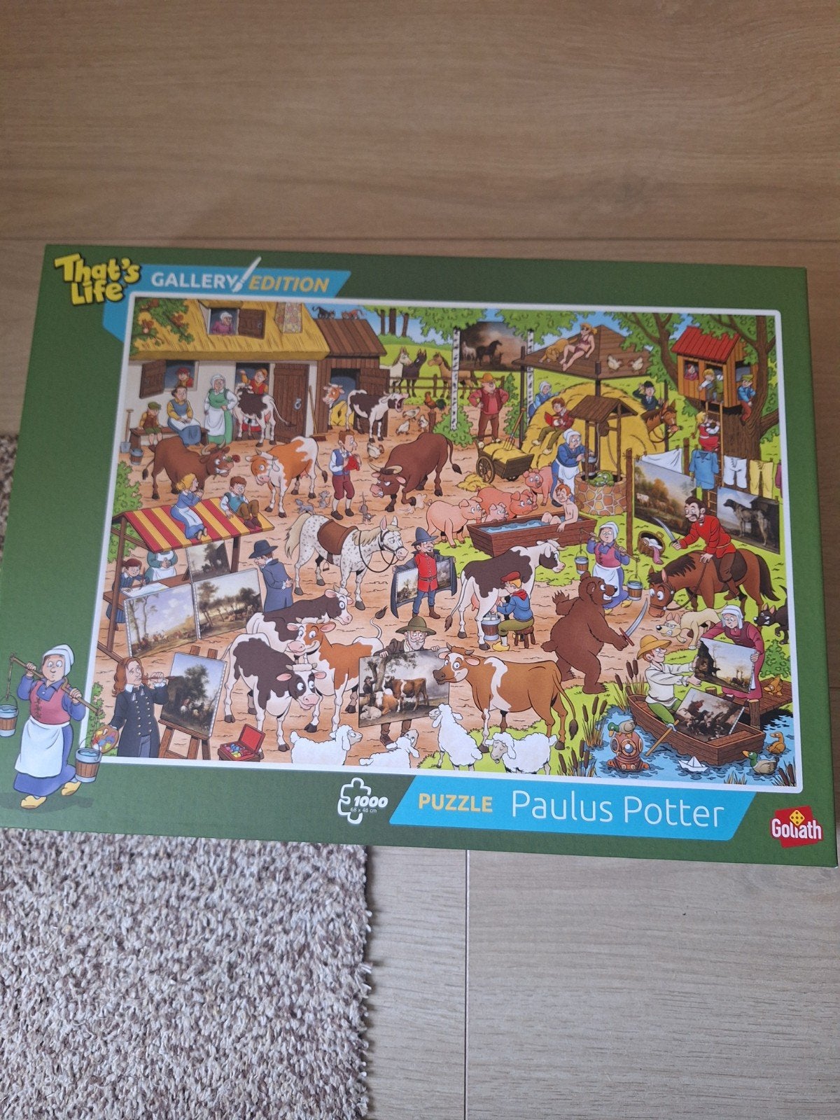 puzzel Paulus Potter gallery edition, Ophalen of Verzenden, 500 t/m 1500 stukjes, Zo goed als nieuw