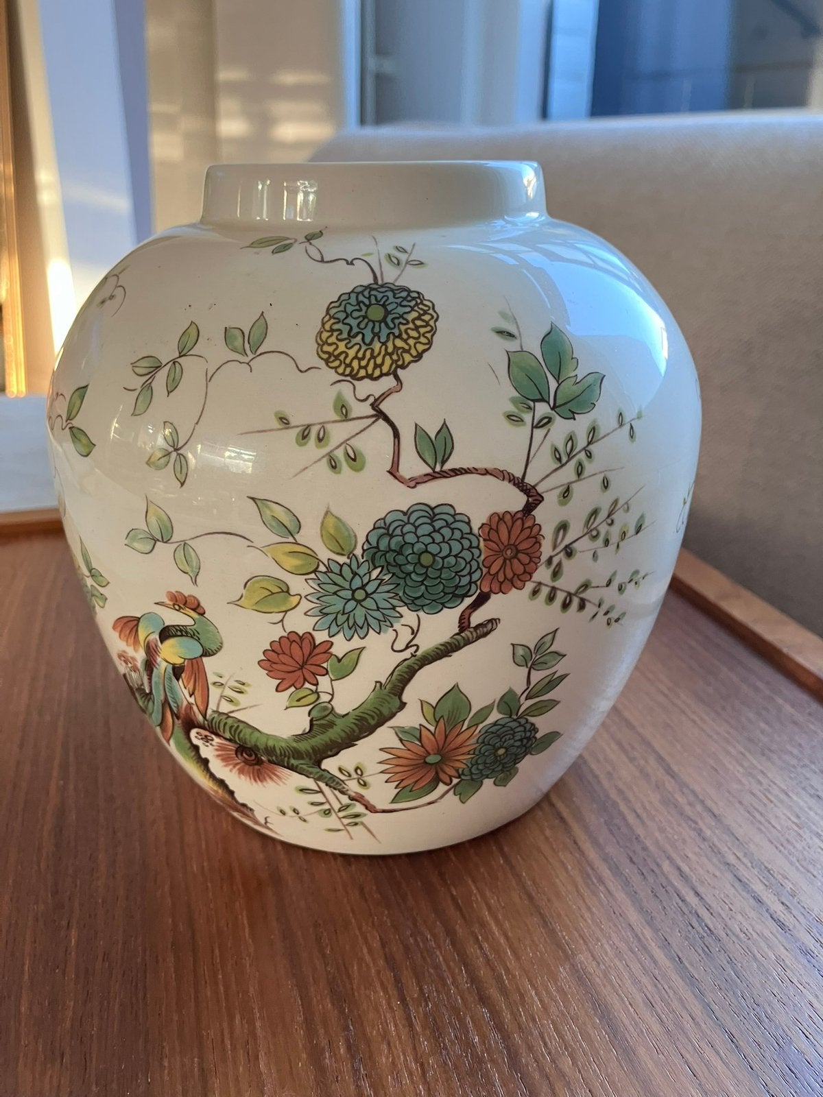 Vintage Royal Cauldon vaas "Paradise" voor Twinings, Antiek en Kunst, Ophalen of Verzenden