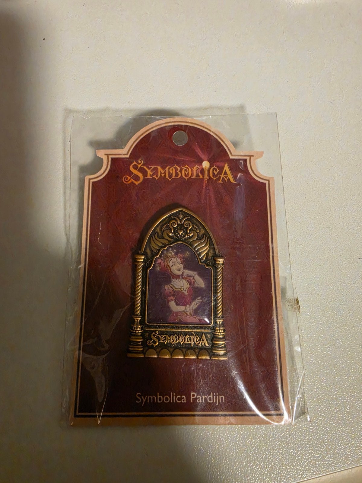 Pin pardijn efteling, Verzamelen, Efteling, Ophalen of Verzenden, Zo goed als nieuw, Button of Speldje