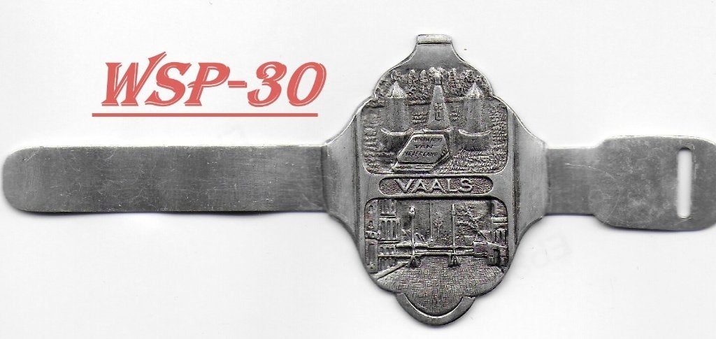 WSP-30 wandelstokplaatje Vaals, Ophalen of Verzenden, Zo goed als nieuw