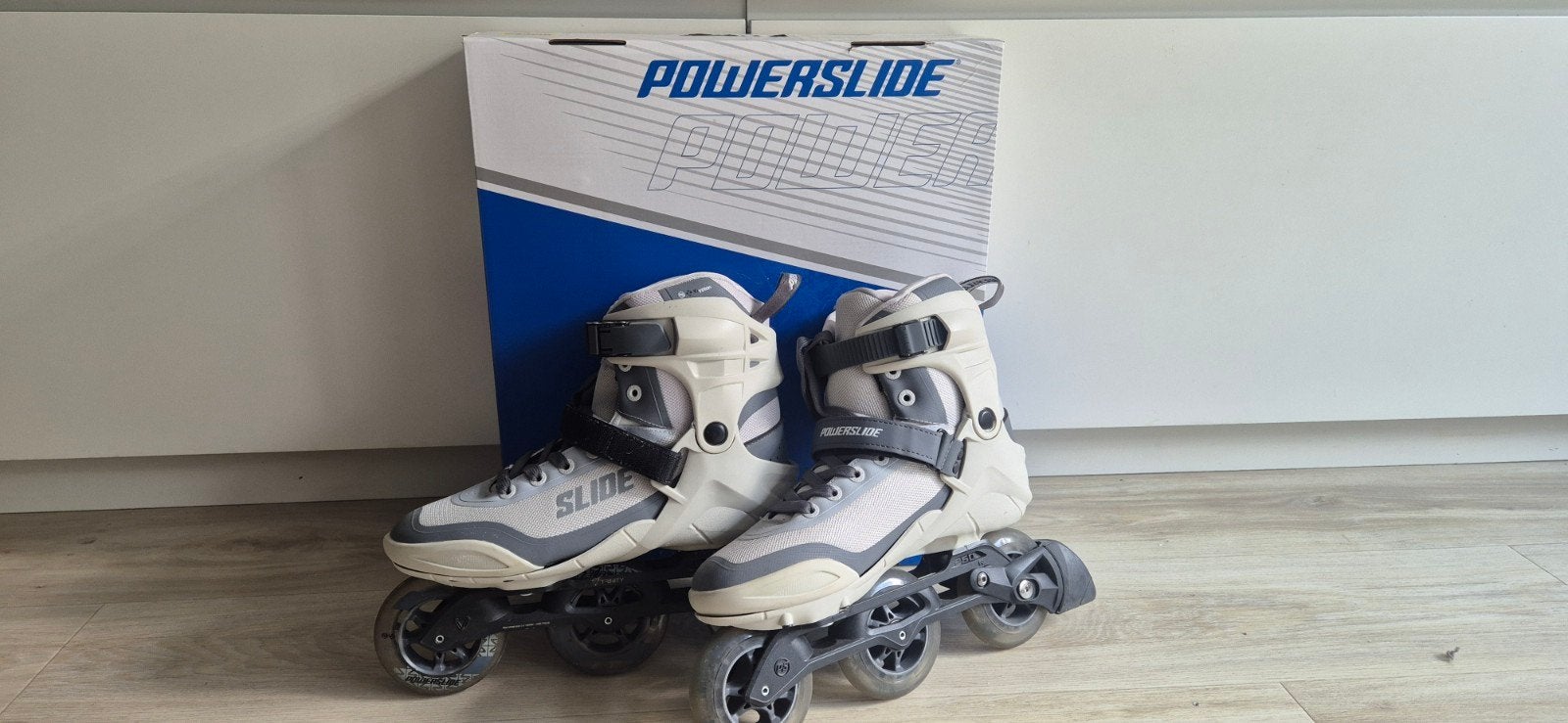 Powerslide Phuzion Krypton Grey 100 Inline Skates - Maat 46, Sport en Fitness, Skeelers, Heren, Ophalen of Verzenden, Zo goed als nieuw