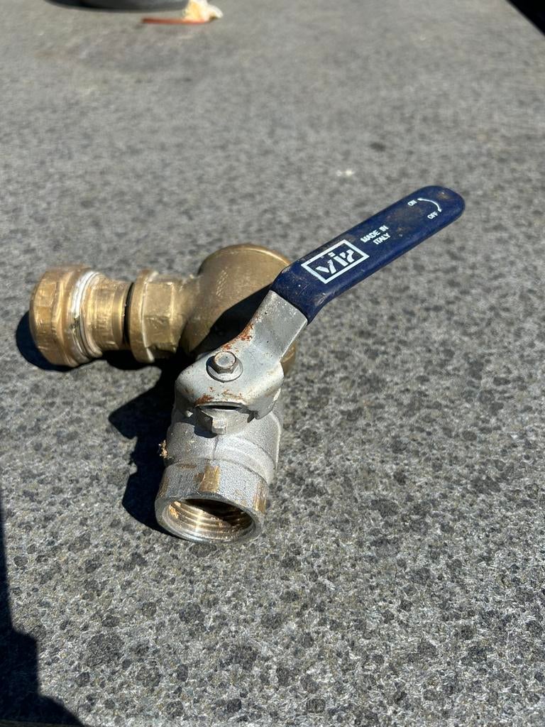 Kogelkraan met haaks kopelstuk 30 mm en 32 mm, Ophalen of Verzenden, Gebruikt