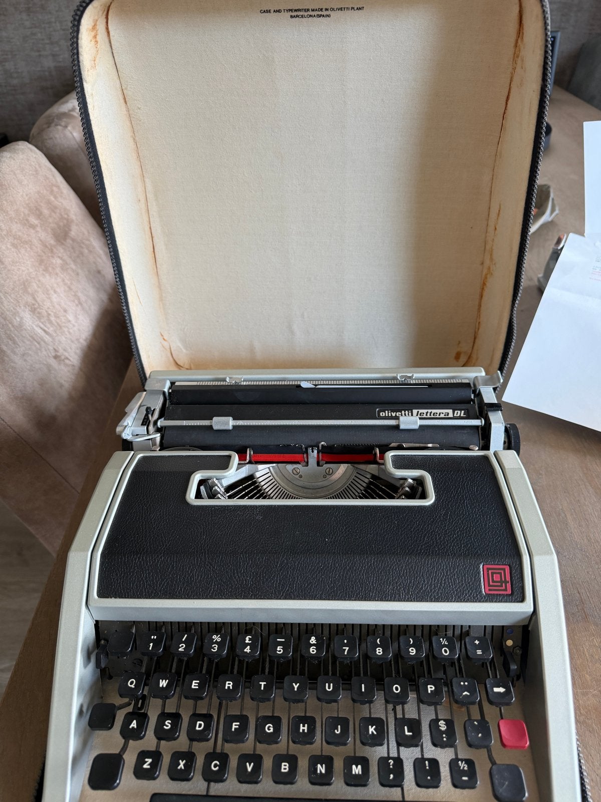 Olivetti Lettera DL, Ophalen