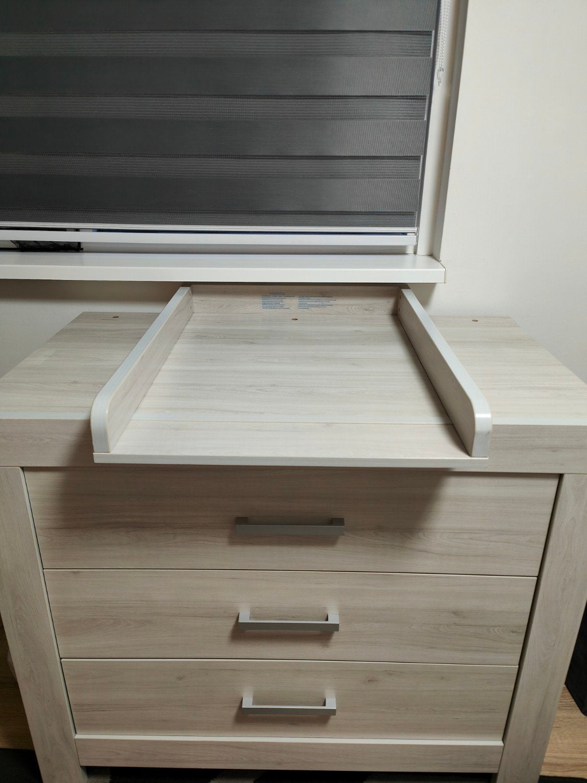 Interbaby Commode met 3 lades en afneembaar blad, Ophalen, Gebruikt, 50 tot 70 cm, 100 cm of meer