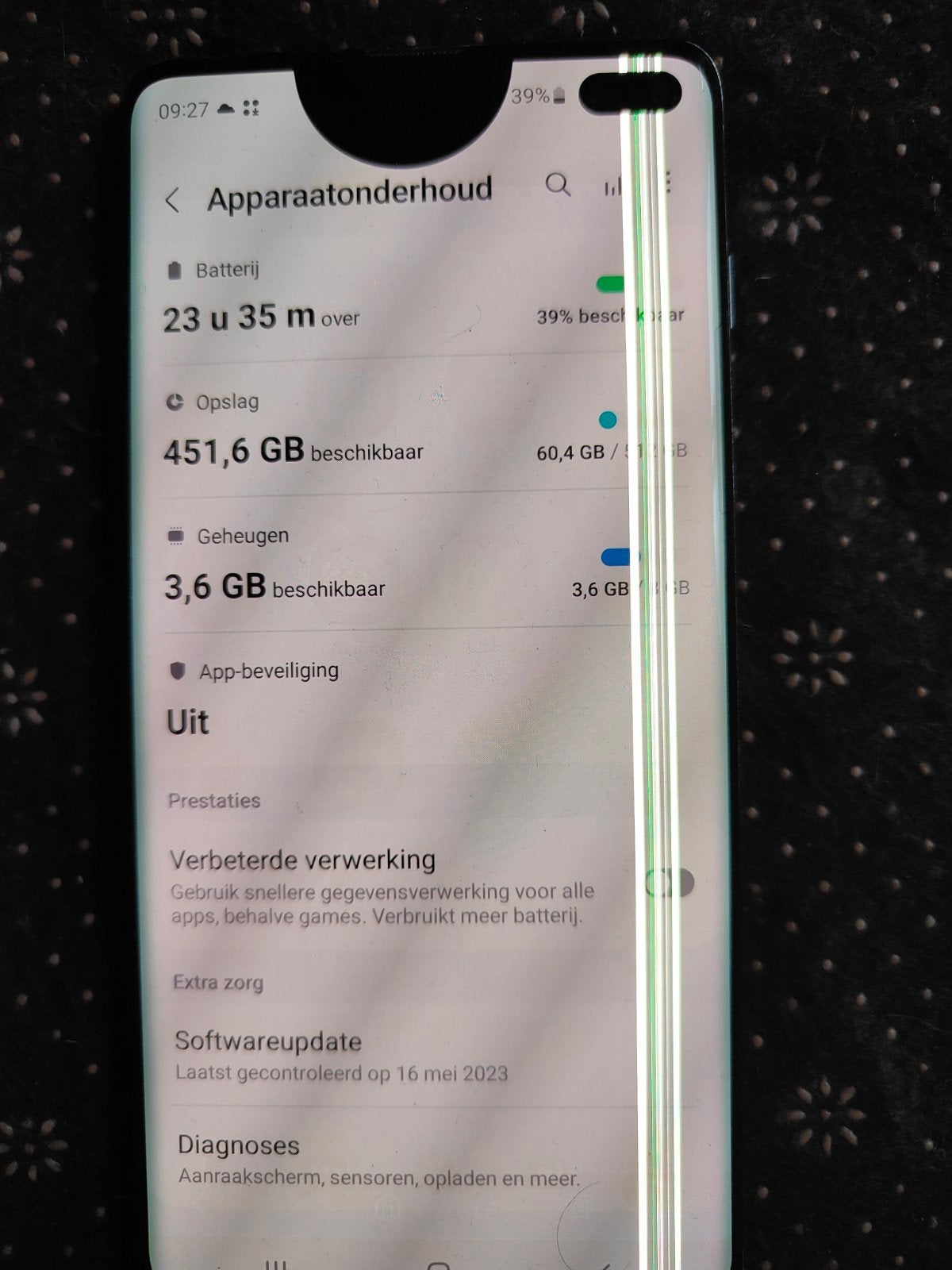 Samsung s10 plus 512 GB zwart kleur, Telecommunicatie, Ophalen, Gebruikt, Zwart, 512 GB