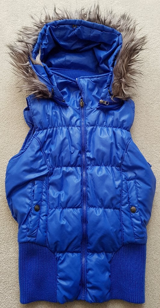 Bodywarmer kobalt blauw maat s cool cat jas bodywarmers, Coolcat, Maat 36 (S), Gedragen, Verzenden