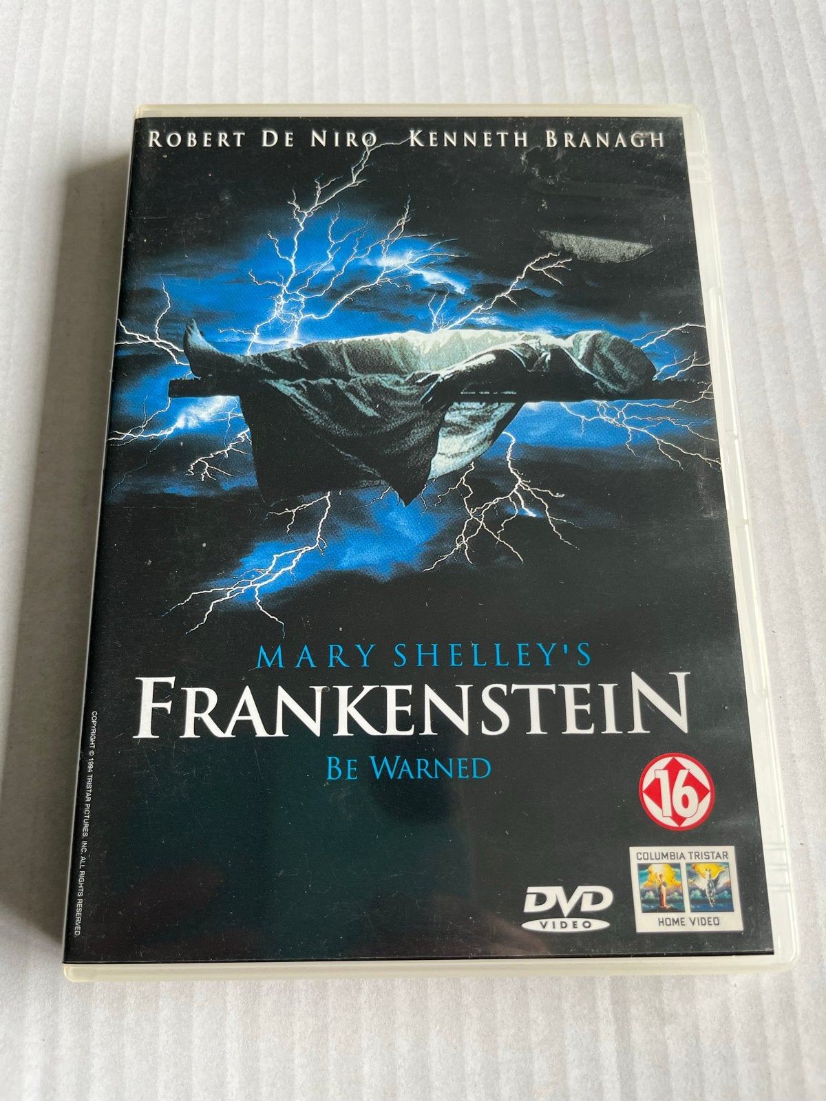 Mary Shelley's Frankenstein DVD - Robert De Niro, Cd's en Dvd's, Dvd's | Horror, Gebruikt, Bonusmateriaal, Vanaf 16 jaar, Engels