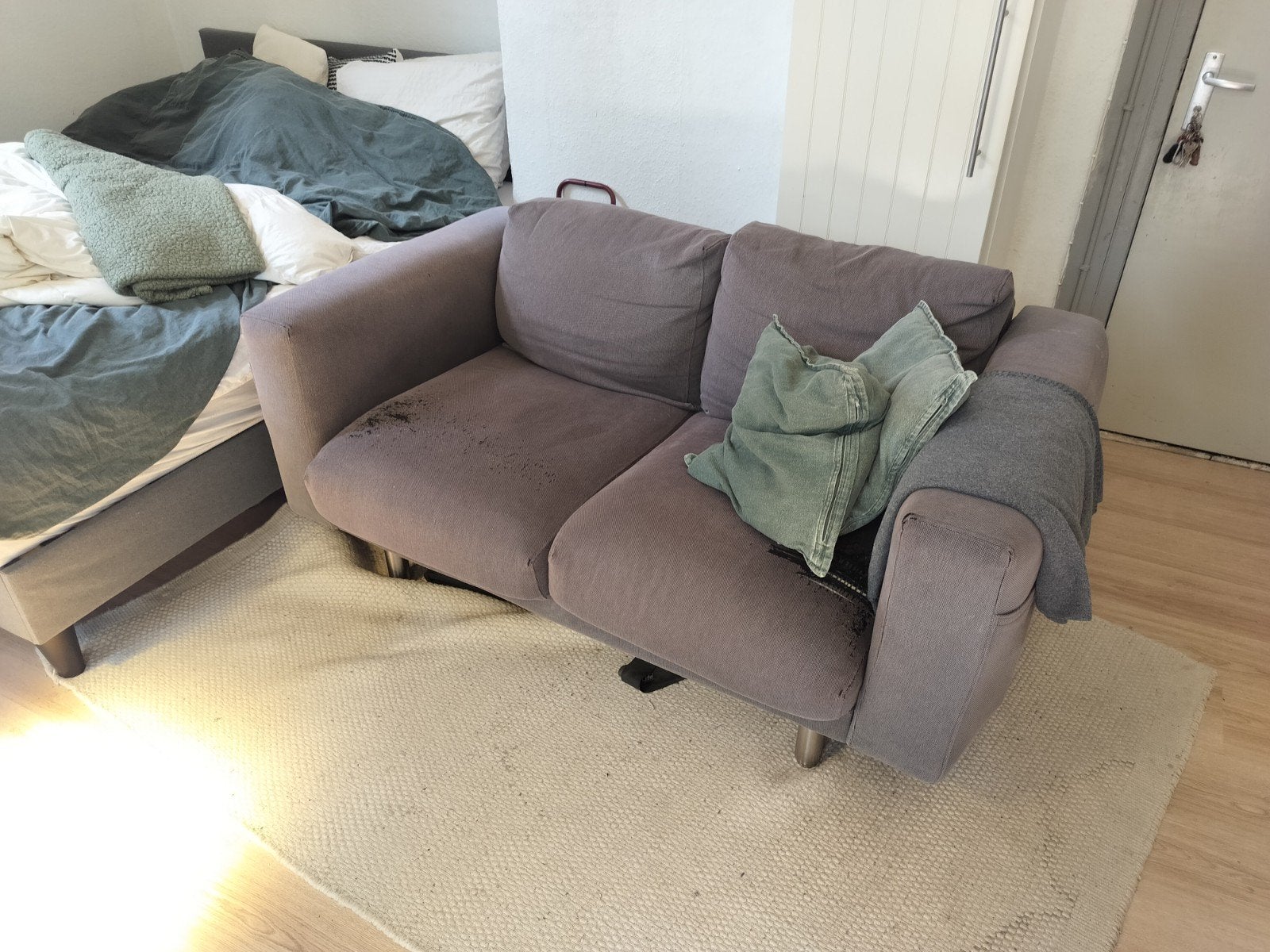 Ikea bank GRATIS ophalen. Twee nieuwe hoezen nodig., Ophalen, Gebruikt, 150 tot 200 cm, Tweepersoons