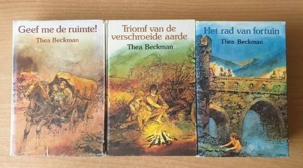 Thea Beckman - 100 jarige oorlog trilogie (HC/HC + omslag), Boeken, Ophalen of Verzenden, Gelezen, Thea Beckman