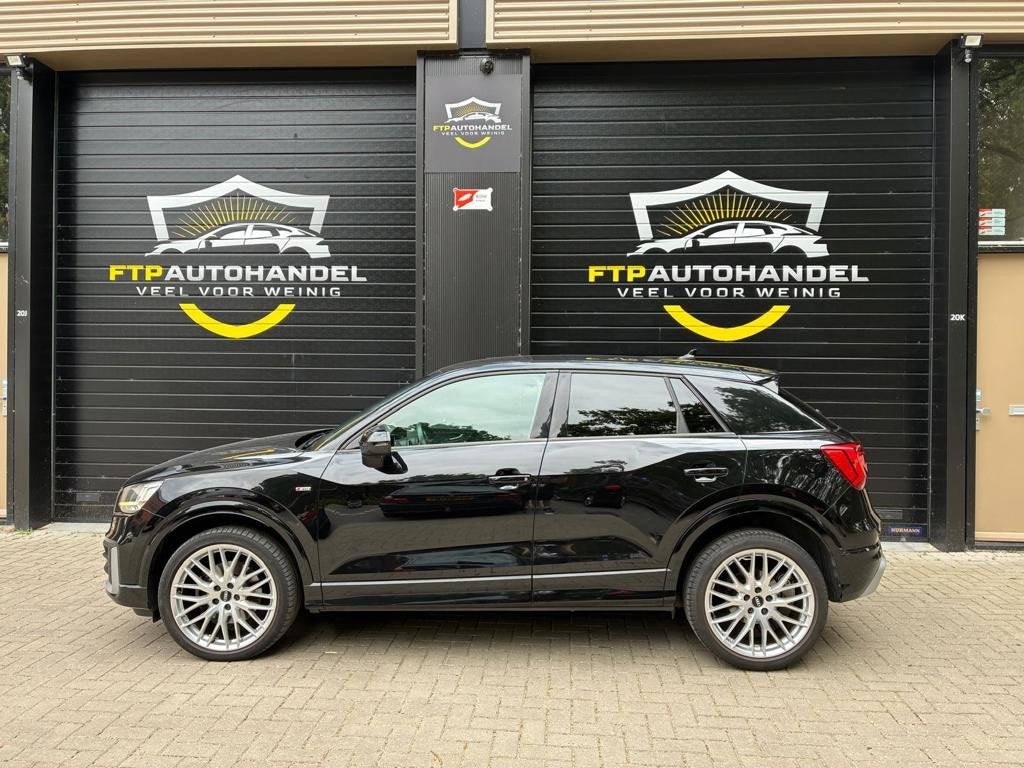 Audi Q2 30 TFSI S line Edition BTW Auto, Gebruikt, 116 pk, Zwart, Leder