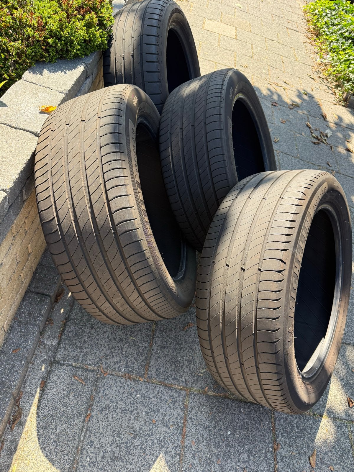 Set van 4 Michelin zomerbanden 235/50 R19, Gebruikt, 235 mm, Band(en), Personenwagen